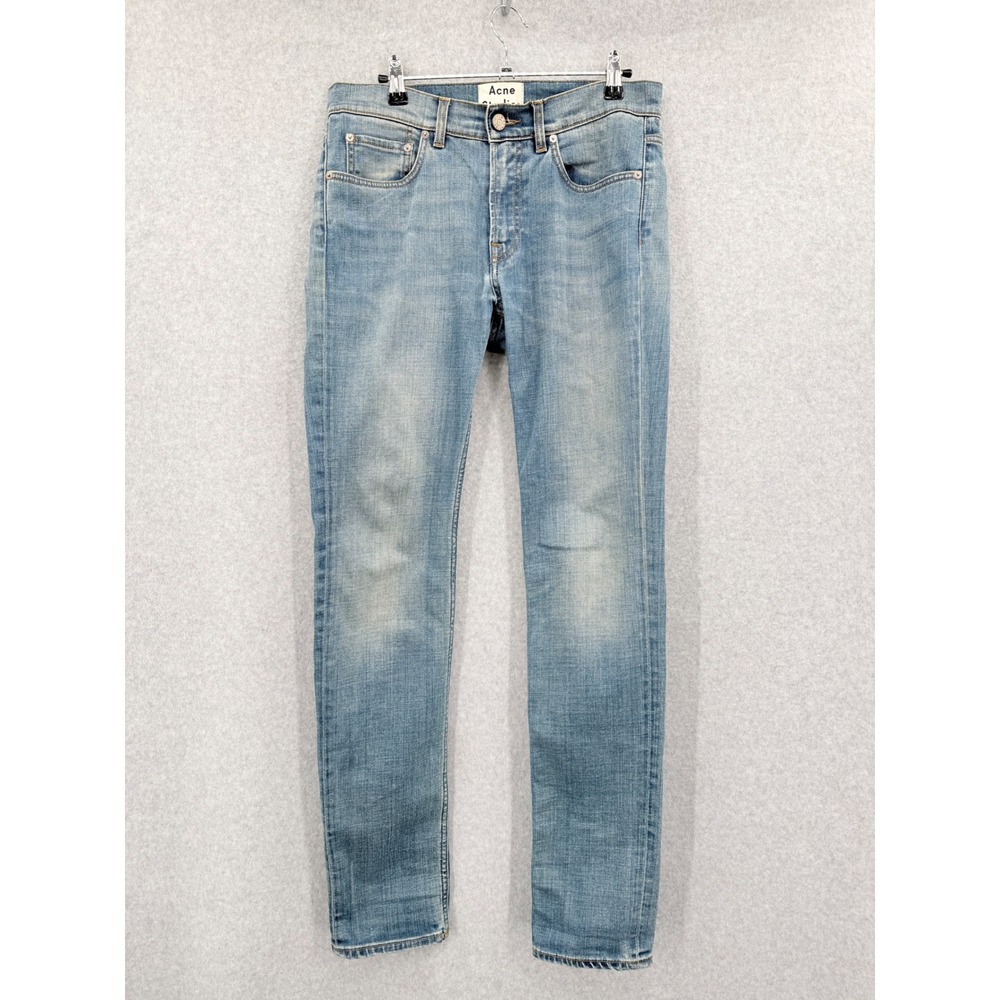 Acne Studios‎ Ace LT Prince Jeans Mens 30/32 Light Blue Slim Y2K Denim Vintage